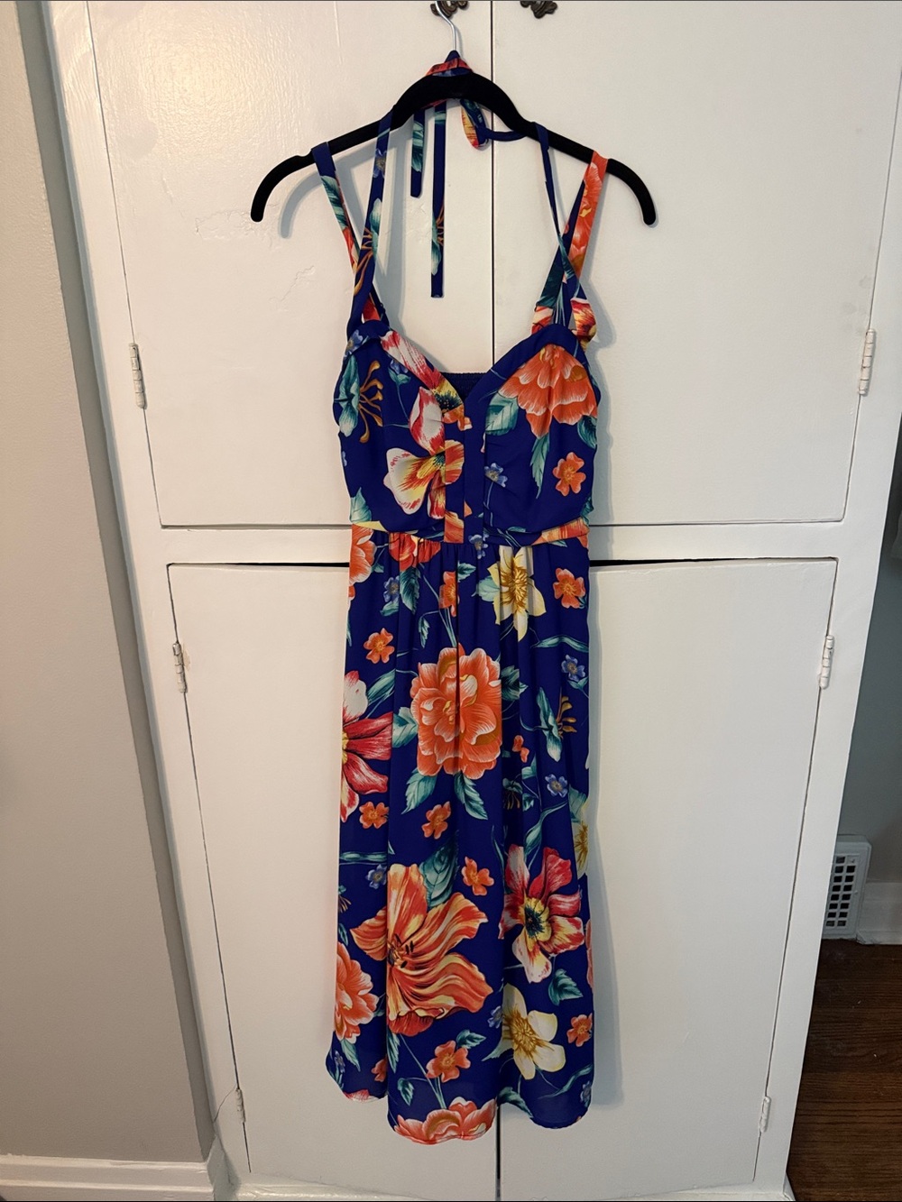 Anthropology Floral Midi-Lenth tea dress (NWT)